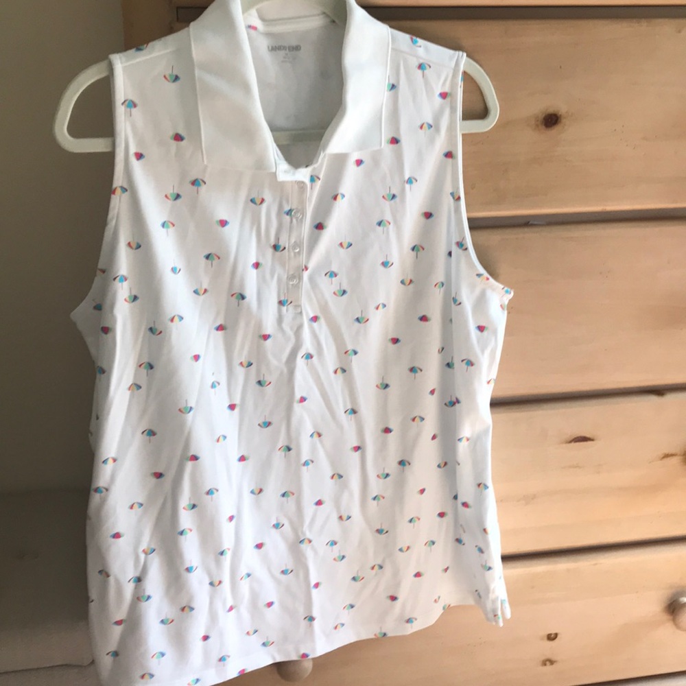 Lands End Sleeveless Top